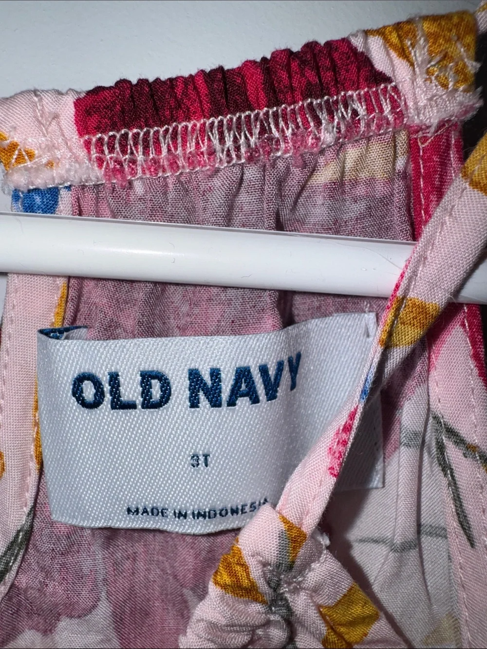 Old Navy Pink Floral Halter One-Piece Romper